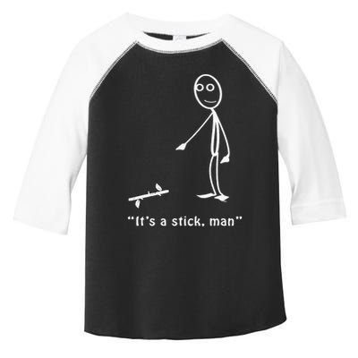 Funny ItS A Stick Man Stickman Costume Stick Figure Toddler Fine Jersey T-Shirt