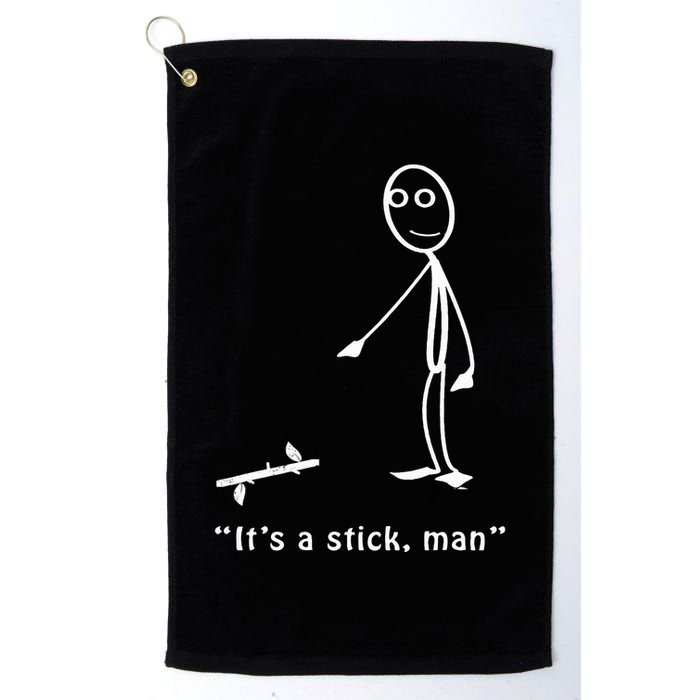 Funny ItS A Stick Man Stickman Costume Stick Figure Golf Towel