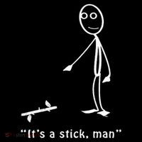 Funny ItS A Stick Man Stickman Costume Stick Figure Womens T-Shirt