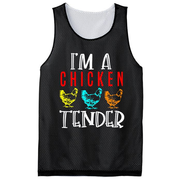 Funny IM A Chicken Tender Gifts Birthday Party Accessories Mesh Reversible Basketball Jersey Tank