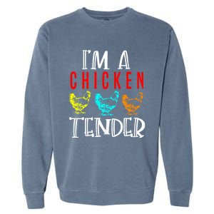 Funny IM A Chicken Tender Gifts Birthday Party Accessories Garment-Dyed Sweatshirt