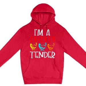 Funny IM A Chicken Tender Gifts Birthday Party Accessories Premium Pullover Hoodie