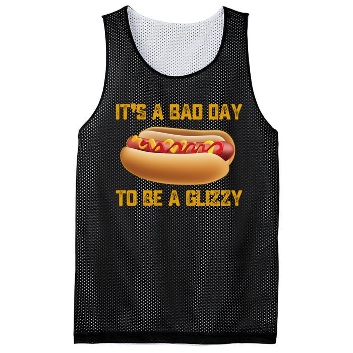 Funny It’s A Bad Day To Be A Glizzy Mesh Reversible Basketball Jersey Tank