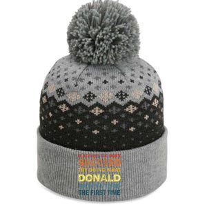 Funny If At First You Dont Succeed Try Doing What Donald Told You To Do The Baniff Cuffed Pom Beanie