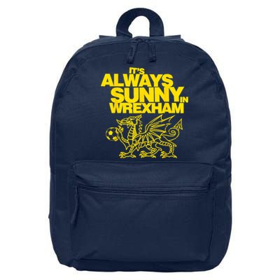 Funny ItS Always Sunny In Wrexham Wales Dragon Football 16 in Basic Backpack