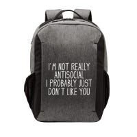 Funny Introvert Antisocial Quirky And Relatable Vector Backpack