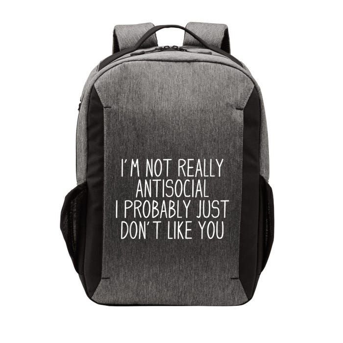 Funny Introvert Antisocial Quirky And Relatable Vector Backpack