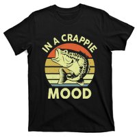 Fishing-Shirt In A Crappie Mood Fisherman Funny Bass Dad T-Shirt