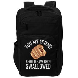 Funny Inappropriate Adult Humor Sarcastic Sex Gift Rude Gag Impact Tech Backpack