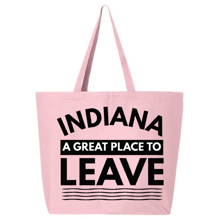 Funny Indiana A Great Place To Leave Sarcastic Indiana Retro 25L Jumbo Tote