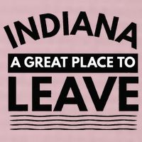 Funny Indiana A Great Place To Leave Sarcastic Indiana Retro 25L Jumbo Tote