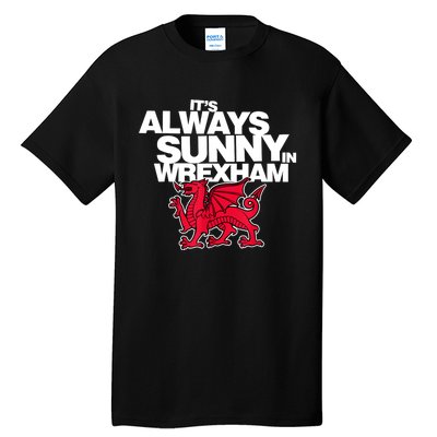 Funny ItS Always Sunny In Wrexham Wales Dragon Tall T-Shirt