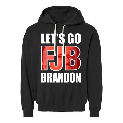 FJB Let's Go Brandon Image Apparel Garment-Dyed Fleece Hoodie