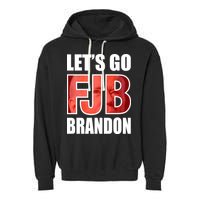 FJB Let's Go Brandon Image Apparel Garment-Dyed Fleece Hoodie