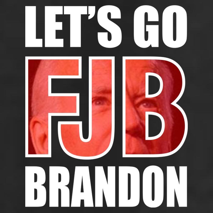 FJB Let's Go Brandon Image Apparel Garment-Dyed Fleece Hoodie