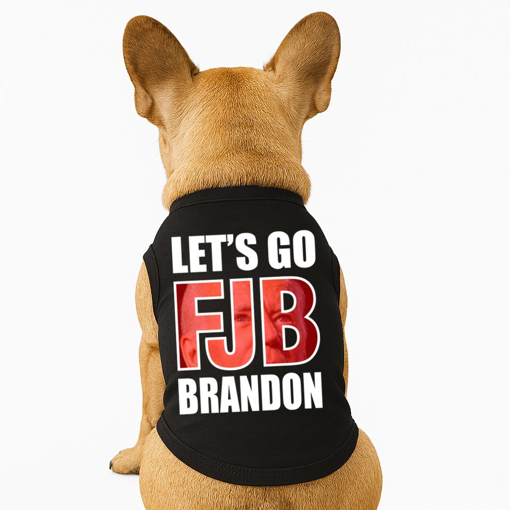 FJB Let's Go Brandon Image Apparel Doggie Tank