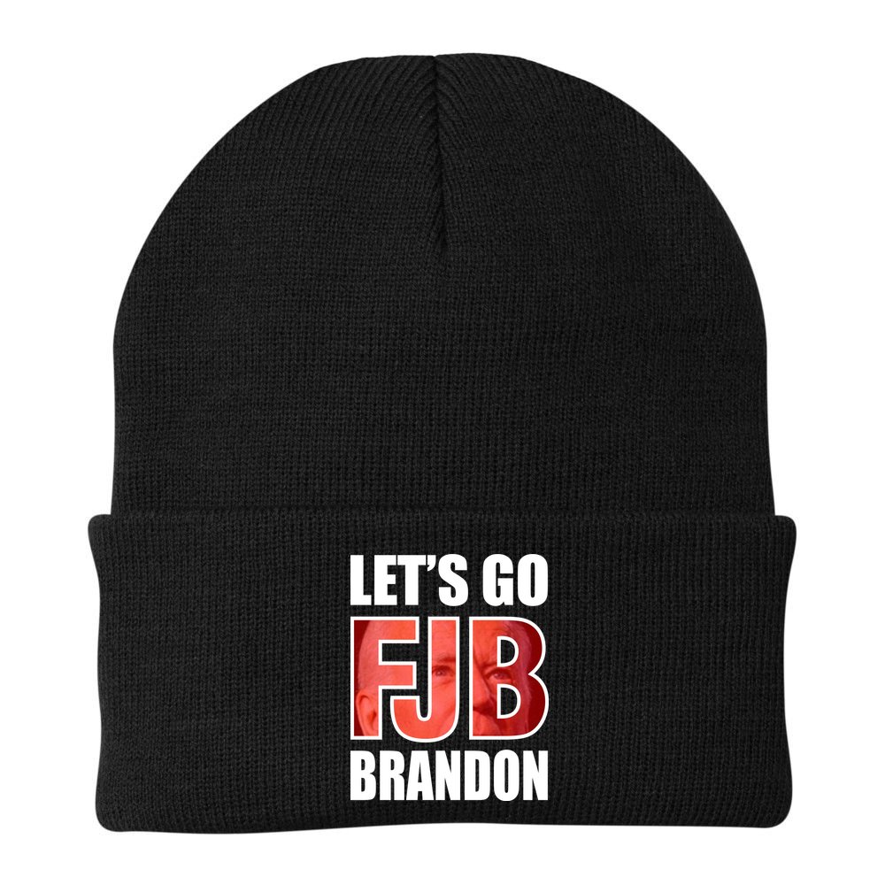 FJB Let's Go Brandon Image Apparel Beanie