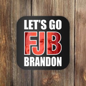 FJB Let's Go Brandon Image Apparel Coaster