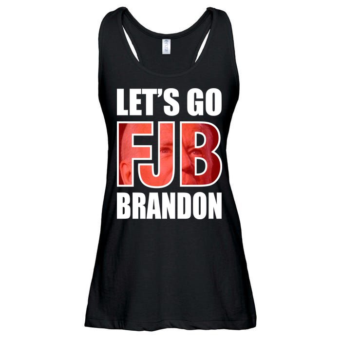 FJB Let's Go Brandon Image Apparel Ladies Essential Flowy Tank