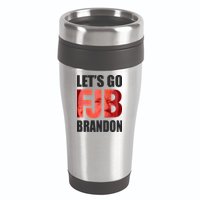 FJB Let's Go Brandon Image Apparel 16oz Travel Tumbler