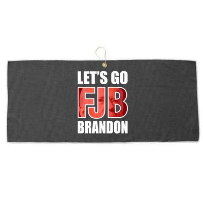 FJB Let's Go Brandon Image Apparel Large Microfiber Waffle Golf Towel