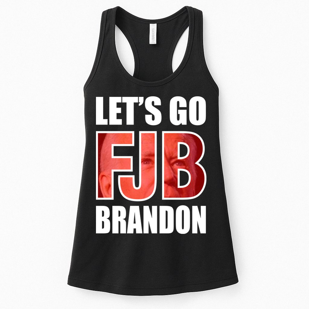FJB Let's Go Brandon Image Apparel Womens Tank Top