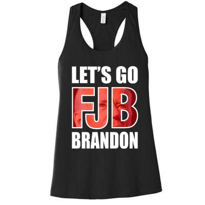 FJB Let's Go Brandon Image Apparel Women's Racerback Tank