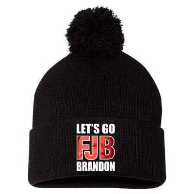 FJB Let's Go Brandon Image Apparel Pom Pom 12in Knit Beanie