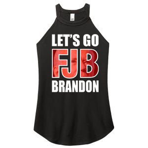 FJB Let's Go Brandon Image Apparel Women's Perfect Tri Rocker Tank