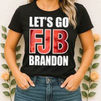 FJB Let's Go Brandon Image Apparel Womens T-Shirt