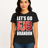 FJB Let's Go Brandon Image Apparel Womens T-Shirt