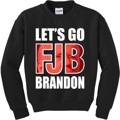 FJB Let's Go Brandon Image Apparel Kids Sweatshirt