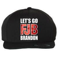 FJB Let's Go Brandon Image Apparel Wool Snapback Cap