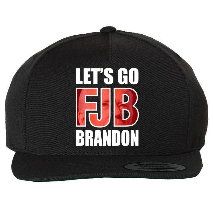 FJB Let's Go Brandon Image Apparel Wool Snapback Cap