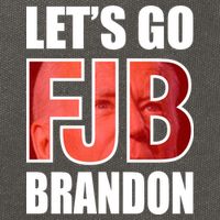 FJB Let's Go Brandon Image Apparel Cotton Canvas Backpack