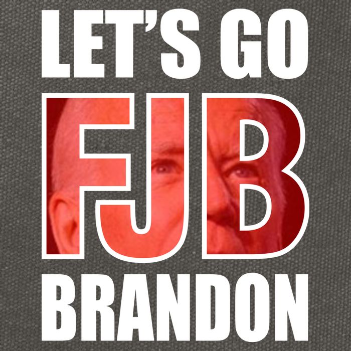 FJB Let's Go Brandon Image Apparel Cotton Canvas Backpack
