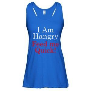 Funny I Am Hangry Feed Me Quick Funny Gift Ladies Essential Flowy Tank