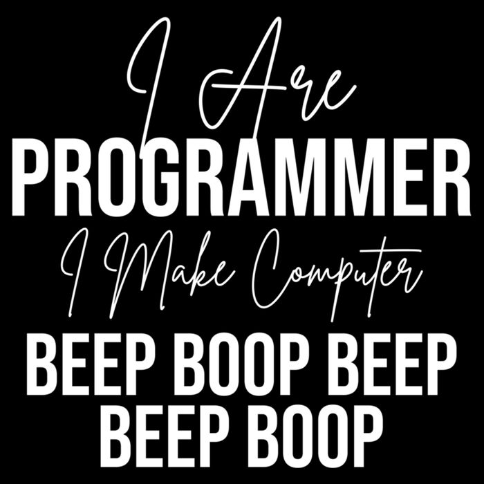 Funny I Are Programmer Computer Programming Coding Coder Gift Women's Crop Top Tee