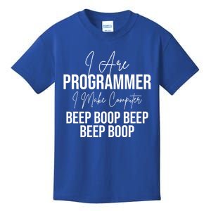 Funny I Are Programmer Computer Programming Coding Coder Gift Kids T-Shirt