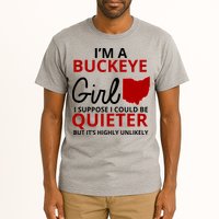 Funny I'm A Buckeye Girl Football Fan Tall T-Shirt