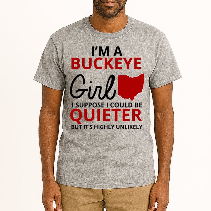 Funny I'm A Buckeye Girl Football Fan Tall T-Shirt