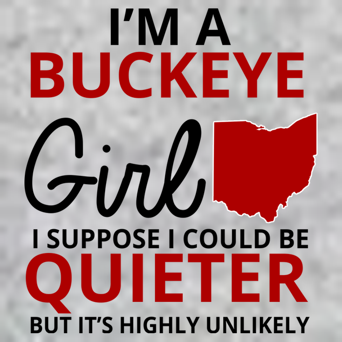 Funny I'm A Buckeye Girl Football Fan Tall T-Shirt