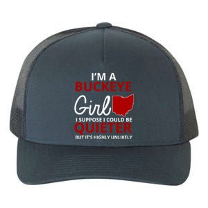 Funny I'm A Buckeye Girl Football Fan Yupoong Adult 5-Panel Trucker Hat