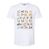 Funny Insect Animals Alphabet Kindergarten Softstyle CVC T-Shirt