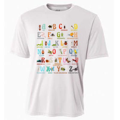 Funny Insect Animals Alphabet Kindergarten Cooling Performance Crew T-Shirt