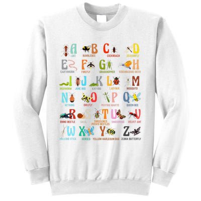 Funny Insect Animals Alphabet Kindergarten Sweatshirt