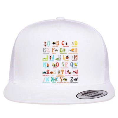 Funny Insect Animals Alphabet Kindergarten Flat Bill Trucker Hat