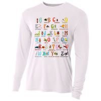 Funny Insect Animals Alphabet Kindergarten Cooling Performance Long Sleeve Crew