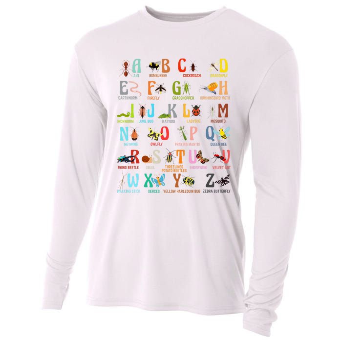 Funny Insect Animals Alphabet Kindergarten Cooling Performance Long Sleeve Crew