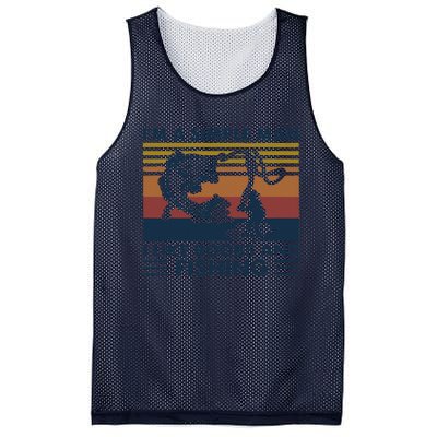 Fisherman Im A Simple I Like Boobs And Fishing Mesh Reversible Basketball Jersey Tank